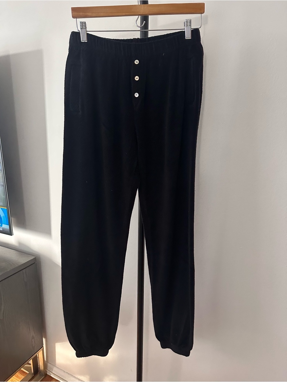 Donni. Terry Henley joggers black size medium